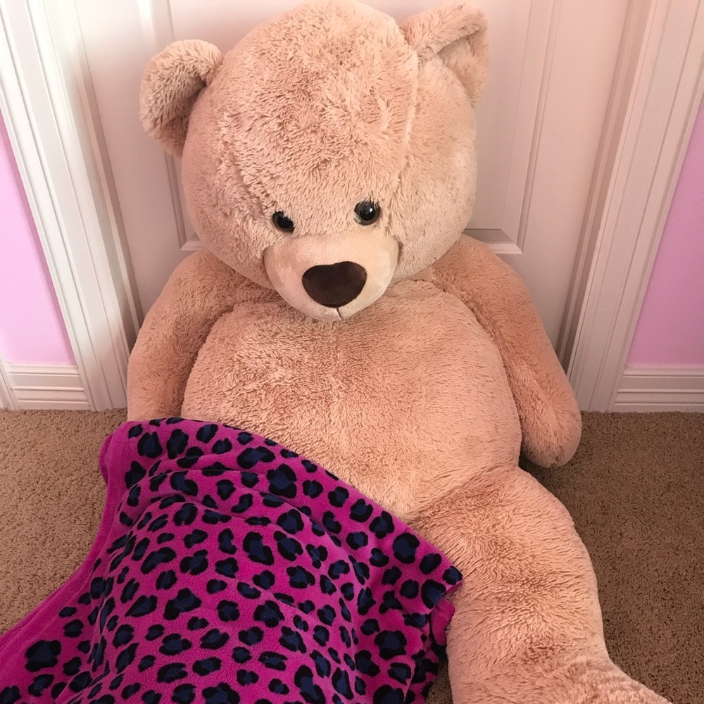 Vera Bradley Purple Cheetah Print Blanket